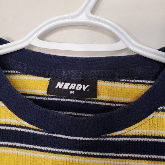 Yellow and Black Striped Long Sleeve Tee - Picture 5 of 7